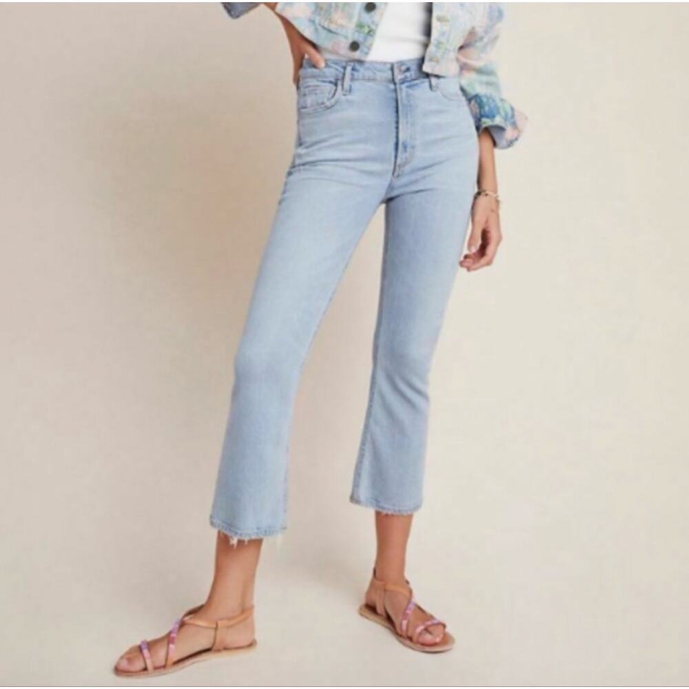 Citizens of Humanity Demy Cropped Flare Jeans Light Wash Size 29
